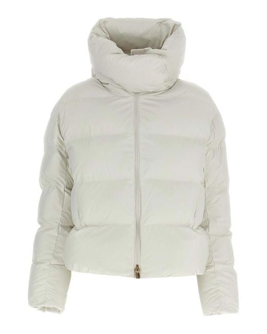 Pinko White Giza Down Jacket