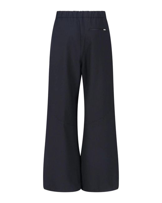 Laminar Blue Wide Trousers