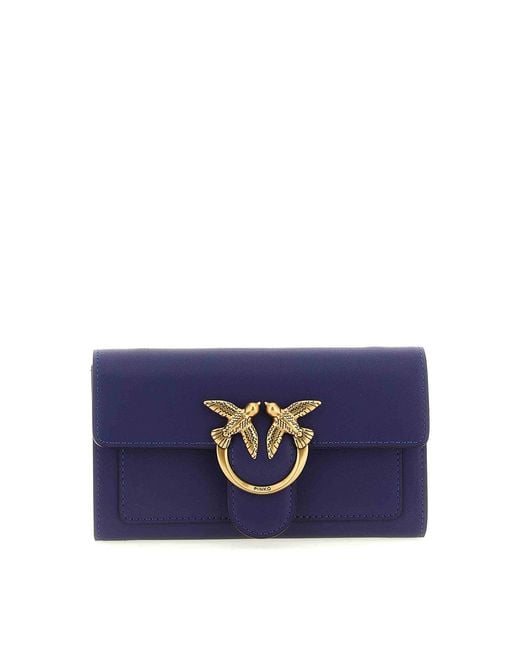 Pinko Blue Love Simply Wallet On Chain