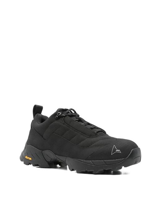 Roa Black Sneakers Trapuntate for men
