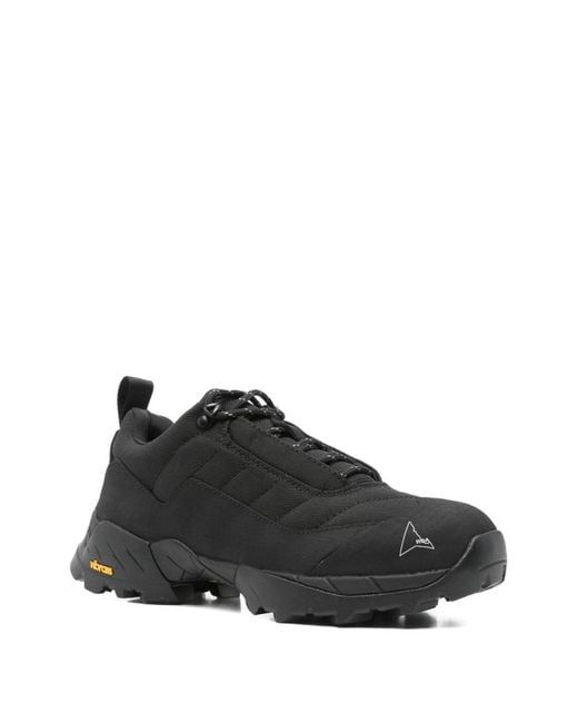 Roa Black Sneakers Trapuntate for men