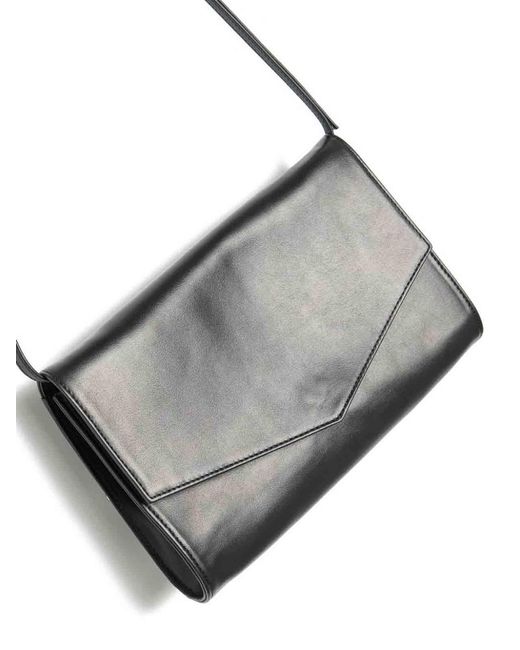 Y's Yohji Yamamoto White Clutch Bag With Clasp