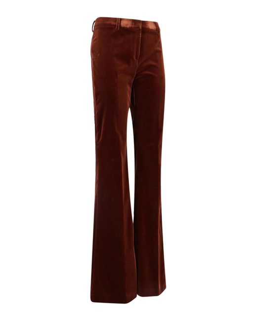 Etro Purple Bootcut Trousers