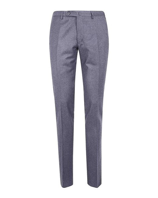 Incotex Blue Chino Slim Fit Trousers for men
