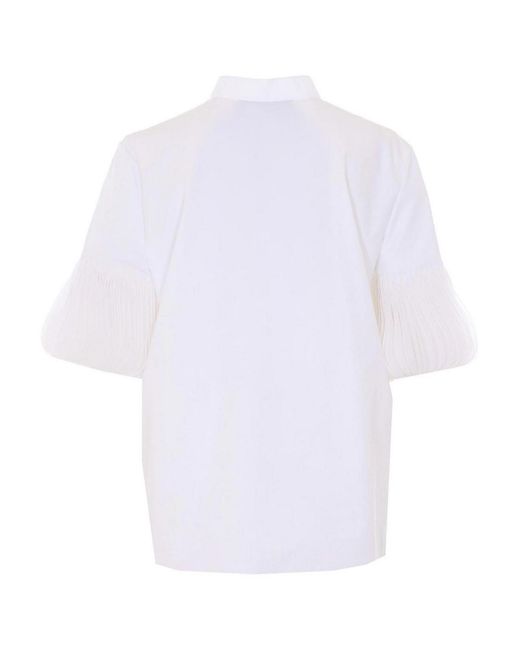 Valentino Garavani White Embroidered Shirt