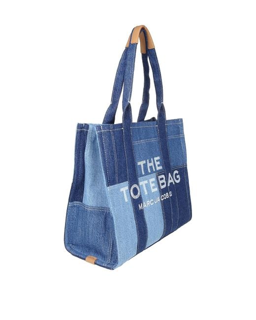 Marc Jacobs Blue The Denim Large Tote Bag