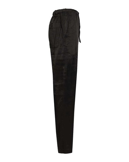 Dries Van Noten Black Penny Long Trousers for men