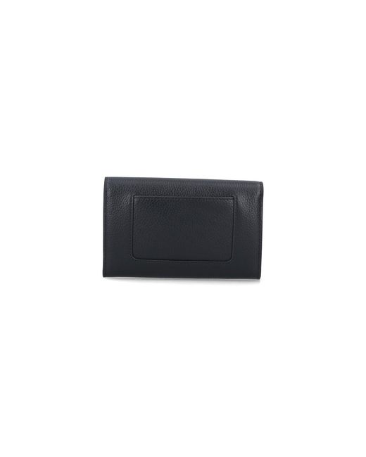 Mulberry Blue Medium Wallet