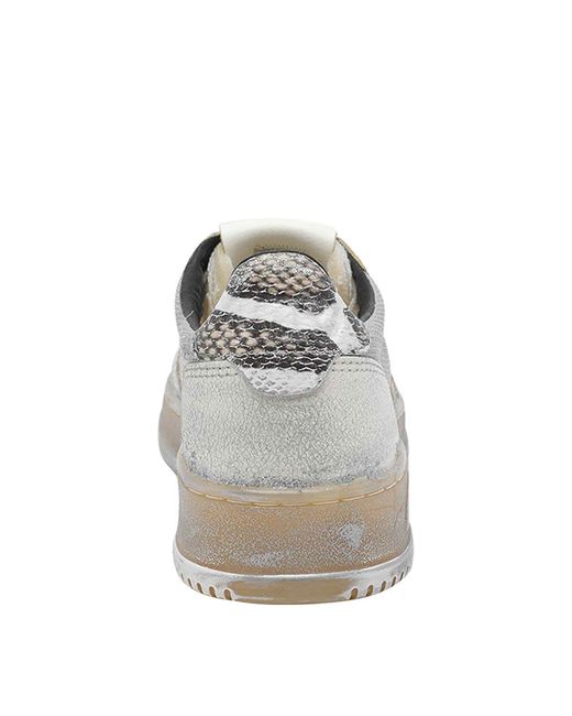 Autry Gray Super Vintage Medalist Sneakers