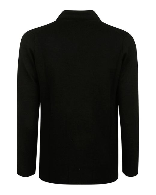 hindustrie Black D.Breasted Lapel Jacket E.Fine M for men