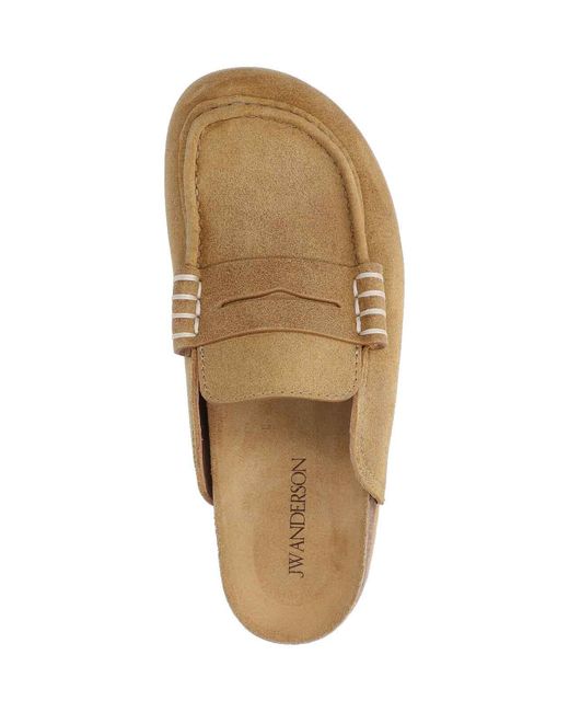 J.W. Anderson Brown Loafer Mules