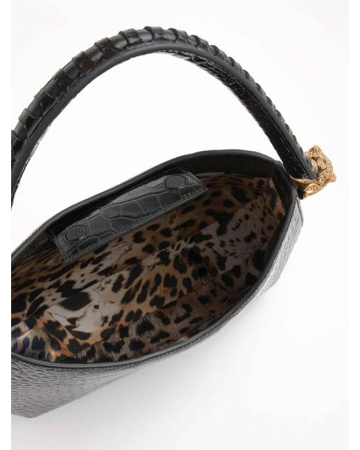 Roberto Cavalli Black Shoulder Bag