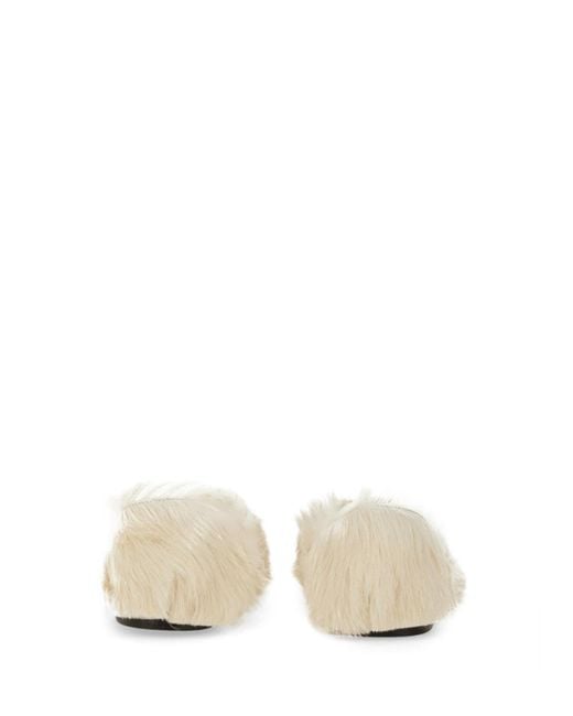 Jil Sander Natural Loafers
