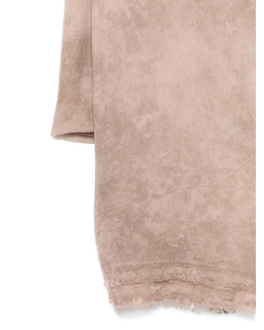 Avant Toi Natural Austen Faded Effect Light Wool Scarf 100X200 for men