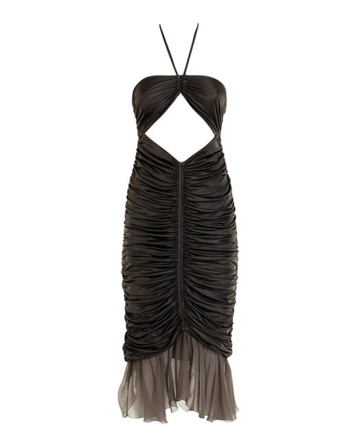 Blumarine Black Silk Dress