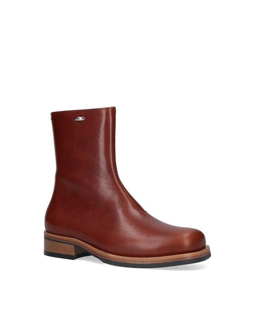 Our Legacy Brown Truck Ankle Boots