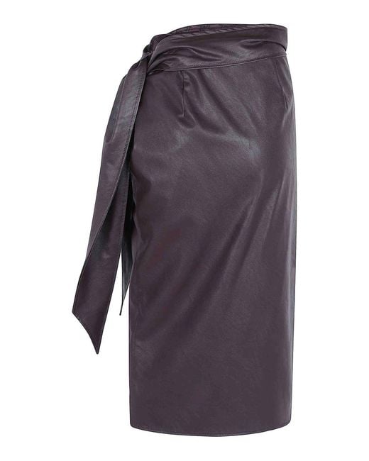 Elisabetta Franchi Purple Long Skirt