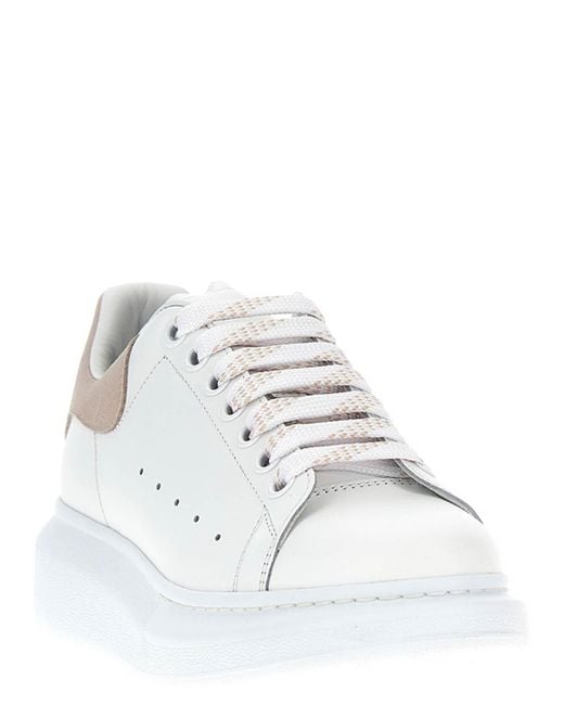 Alexander McQueen White Larry Sneakers