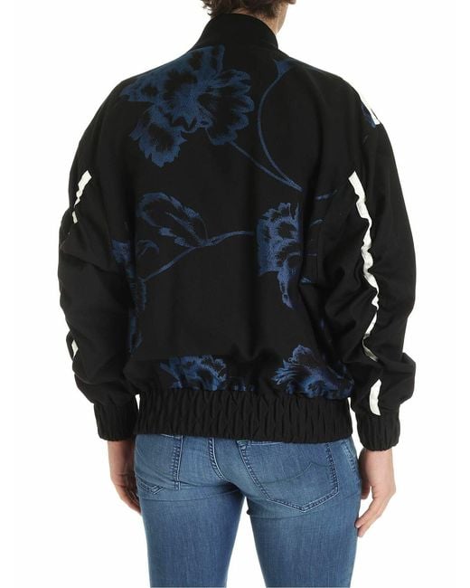Vivienne Westwood Black Peony Oversize Bomber for men