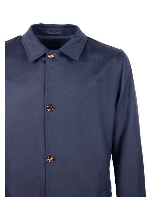 KIRED Blue Cashmere Jacket for men