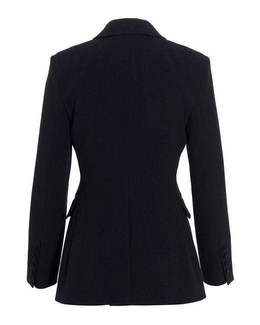 Ermanno Scervino Blue Double Breast Blazer Jacket