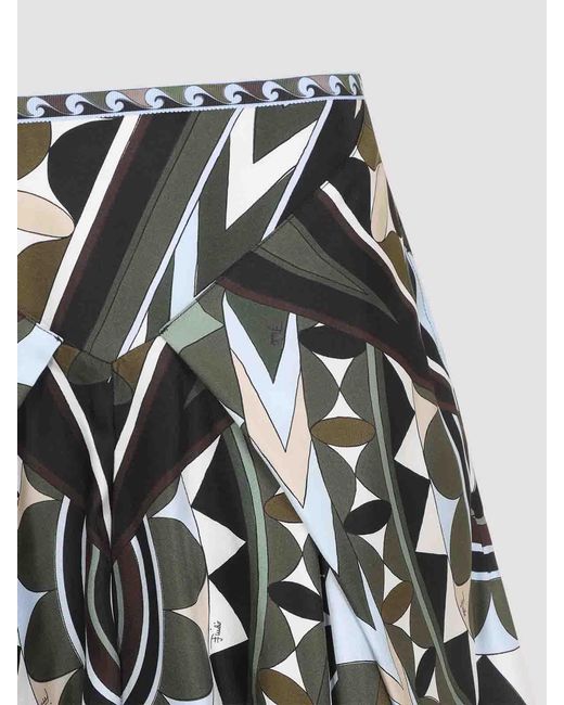 Emilio Pucci Black Silk Pants