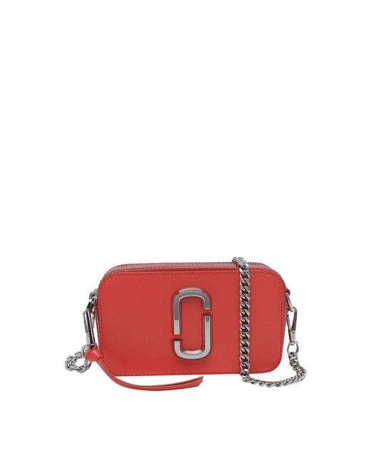 Marc Jacobs Red The Chain Snapshot Crossbody Bag