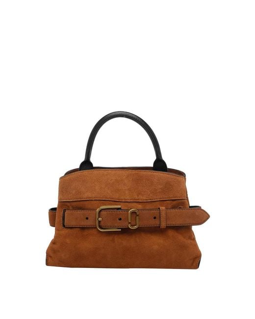 Marc Jacobs Brown Copper The Small Satchel Bag