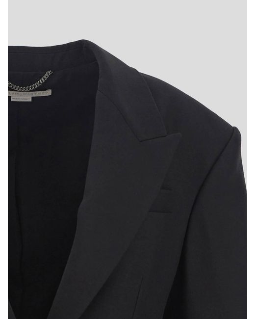 Stella McCartney Black Jacket With Long Sleeves