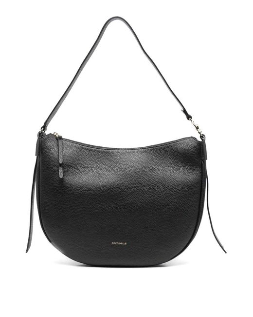 Coccinelle Black C-Easy Medium Shoulder Bag