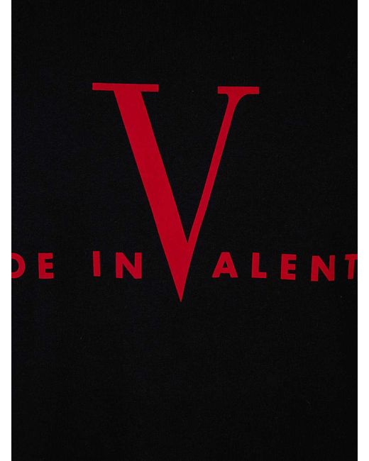 Valentino Garavani Black T-Shirt Jerseyregpr Made for men
