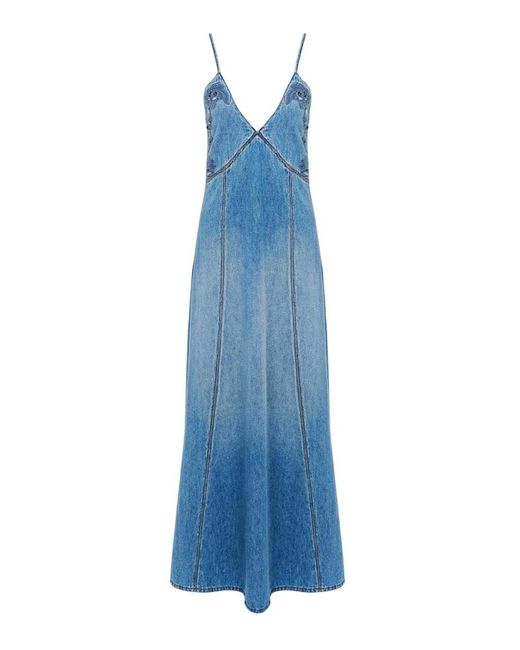 Chloé Blue Long Dress