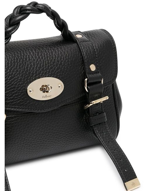 Mulberry Black Alexa Mini Grainy Leather Bag