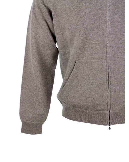 FILIPPO DE LAURENTIIS Gray Sweater for men