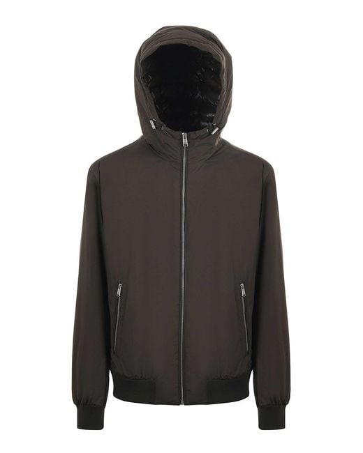 Boss Black Nylon Down Jacket for men