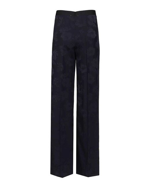 Forte_forte Blue High Waist Straight Pants