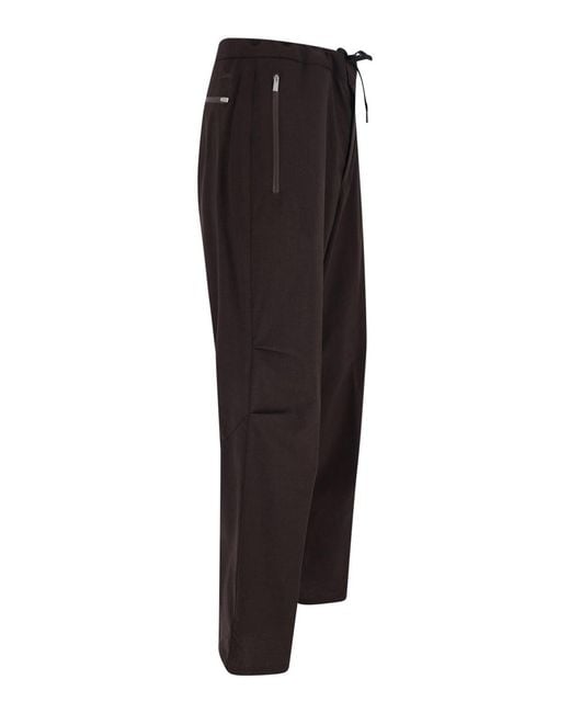 Laminar Black Sports Pants for men