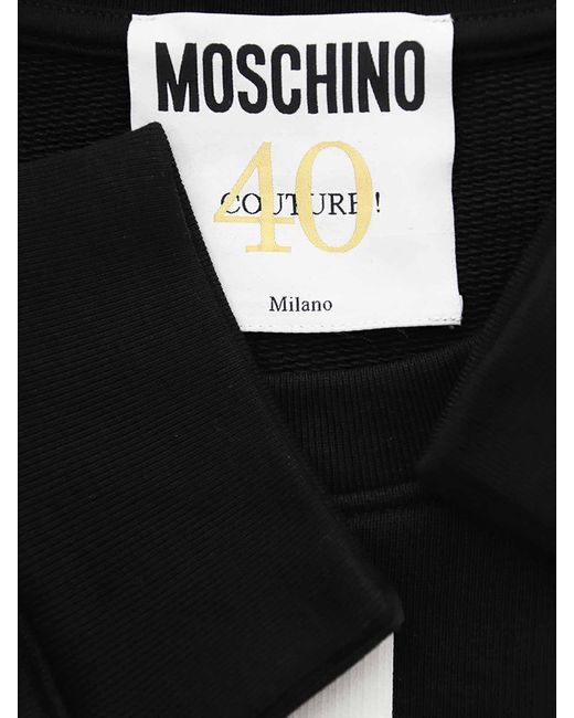 Moschino Black Louds Luxury Sweatshirt for men