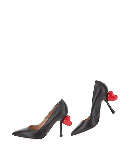 Moschino White Heart Pump