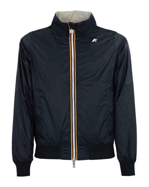 K-Way Gray Bomber Jacket for men