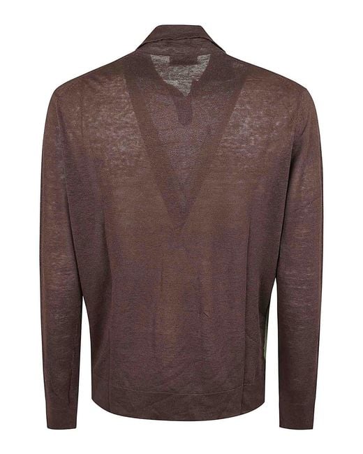 Ballantyne Green Polo Neck Pullover for men