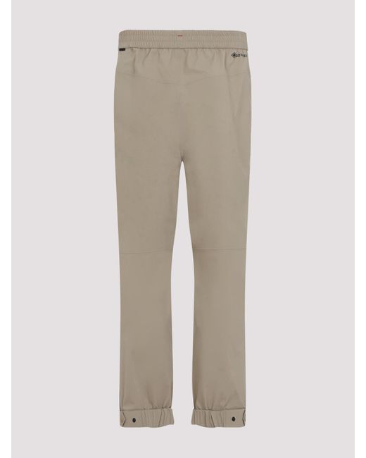 Moncler Gray Lightweight Polyamide Trousers For Spring/Summer 2025 for men