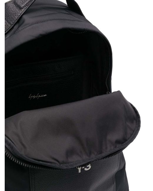 Y-3 Black Plain-weave Backpack