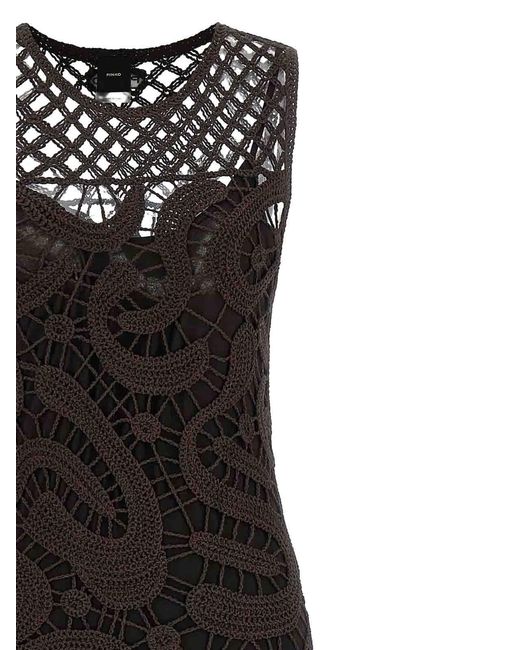 Pinko Black Bufera Dresses