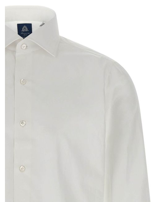 Finamore 1925 White Napoli Shirt for men