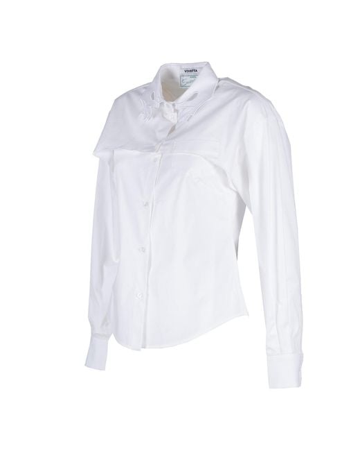 Vivetta White Twin Set Mani Shirt