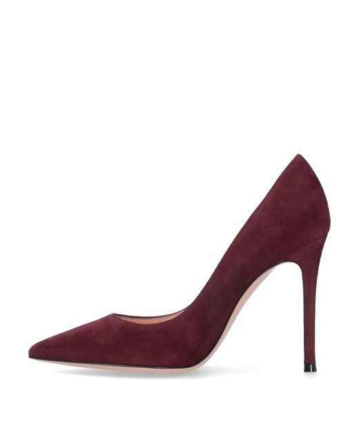 Gianvito Rossi Purple Dcollet