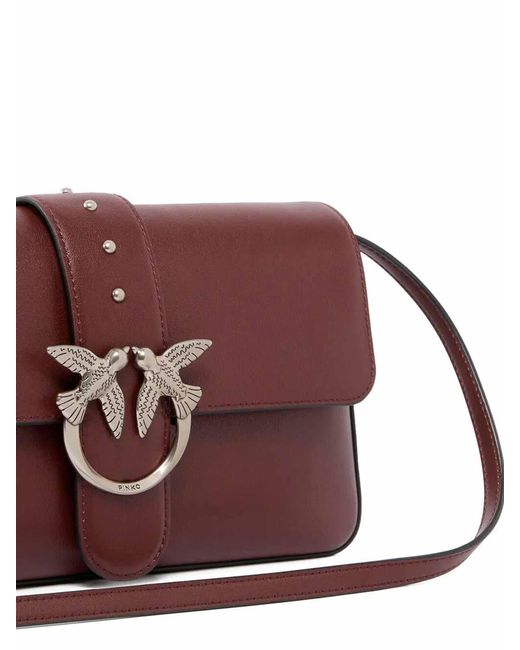 Pinko Brown Large Shoulder Bag