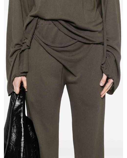 OTTOLINGER Gray Linen Blend Trousers