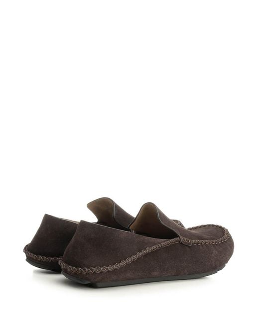 Loewe Brown Driving Moccasins for men